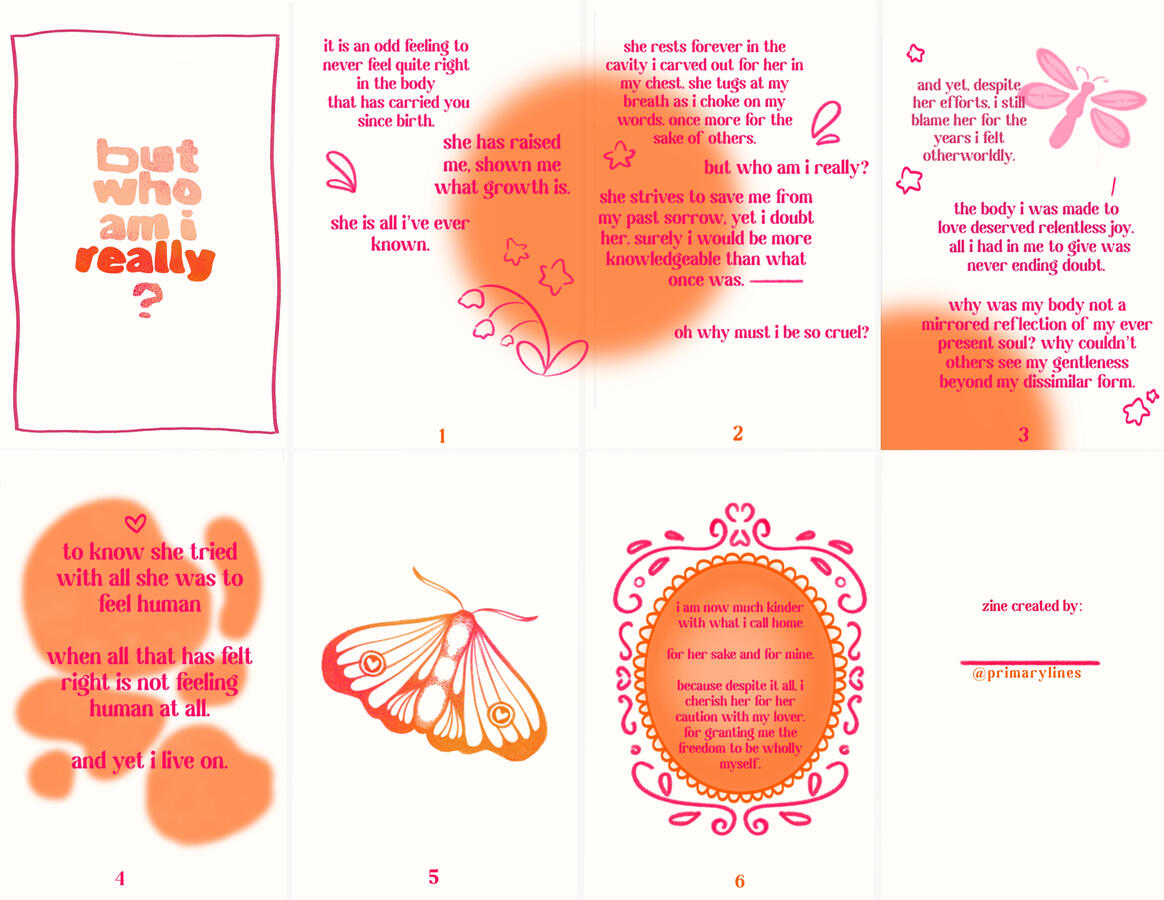 But who am I really? zine 2024