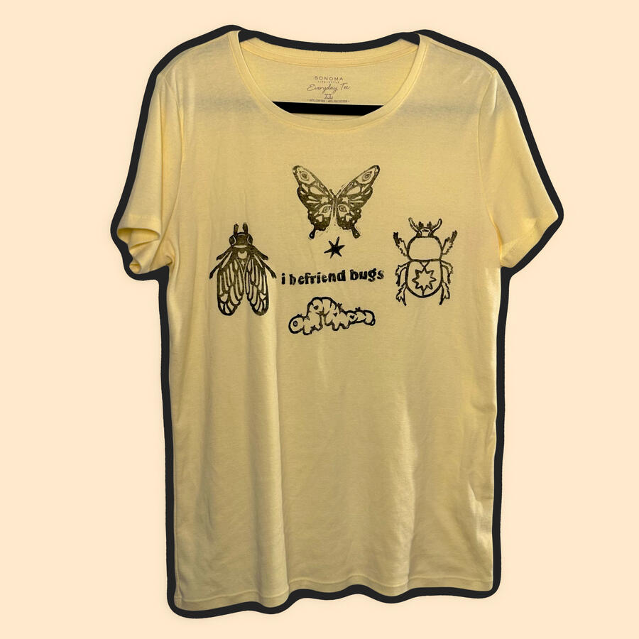I Befriend Bugs Tee 2025
